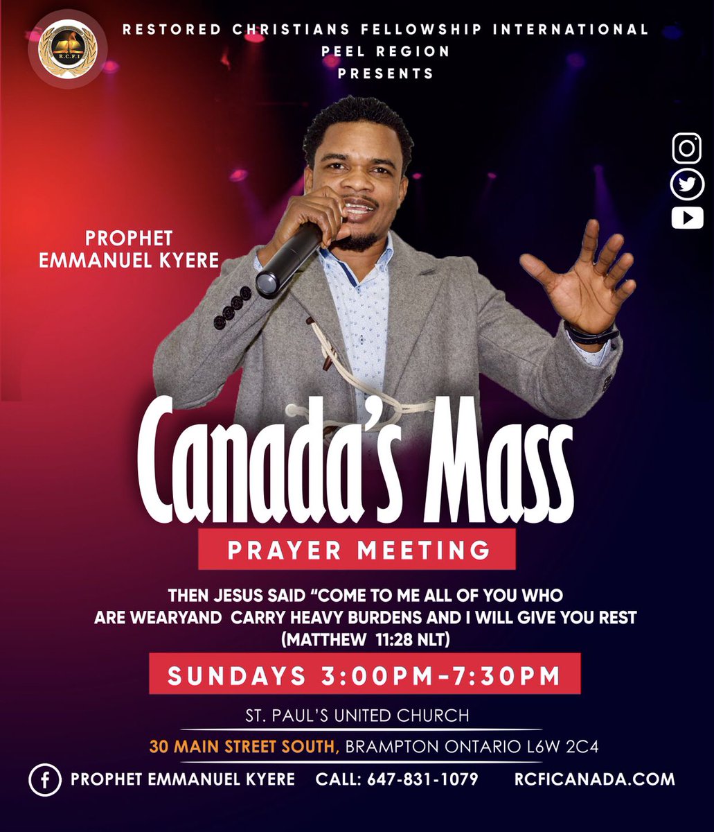 KyereOnealtar's tweet photo. We invite you to join us this and every Sunday for our power packed mass prayer. https://t.co/MC895bQoGq