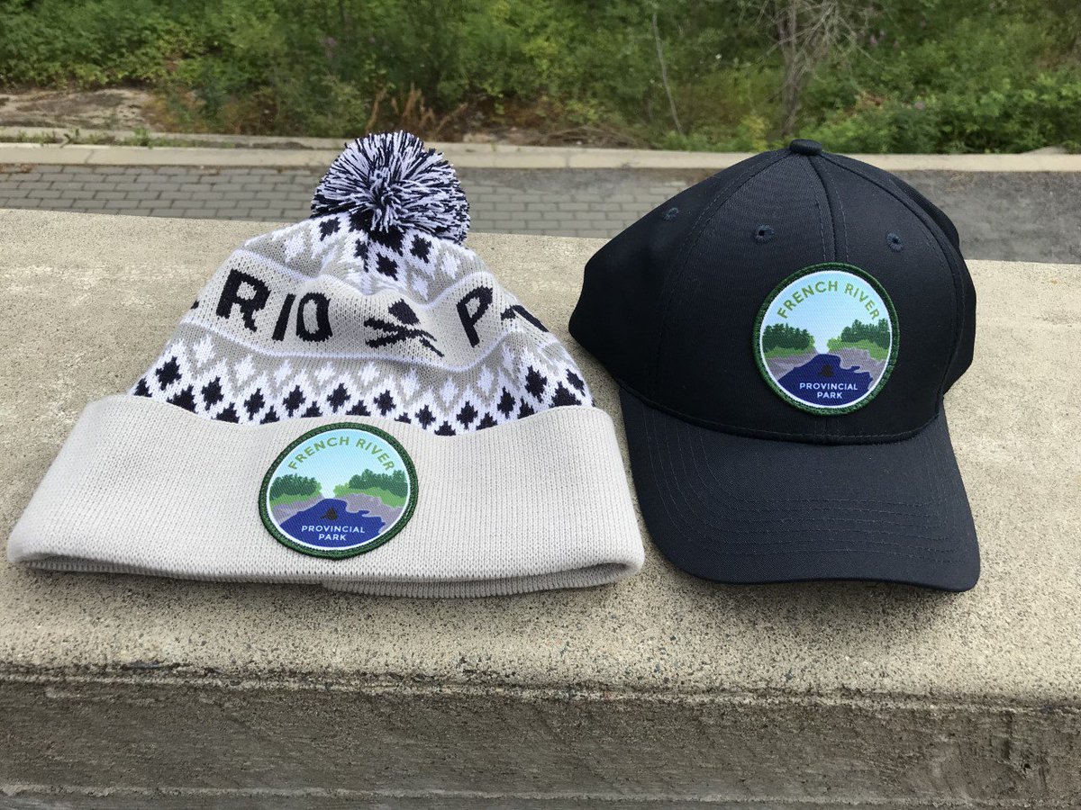 frenchriverpp's tweet photo. Are you a fan of French River Provincial Park? Come get yourself a toque or ball cap with the French River Provincial Park crest on it. #StoreSaturday https://t.co/qMuIlc0MhB