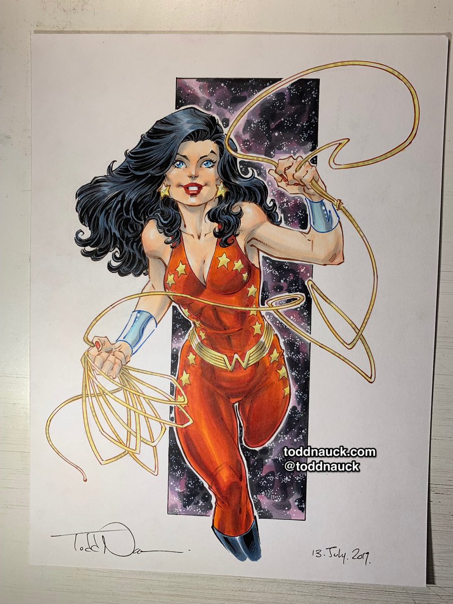 Todd Nauck Donna Troy Wonder Girl The New Teen Titans Pre Con Commission Sdcc Sdcc50 Sdcc19