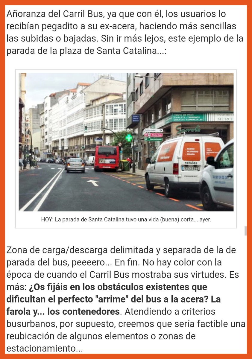 BlogBusurbano's tweet image. Vamos a ir por partes, @rorcual:
Según lo vemos nosotros (particularmente) en #SanAndrés dejó de haber #ParadasAccesibles cuando Negreira y Flores eliminaron el #CarrilBus.
Esa "bahía" al final de la manzana NO es accesible. Porque el bus no puede parar al borde.
¿Lo desgranamos?