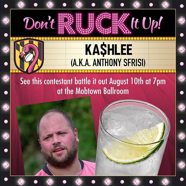 BmoreFlamingos's tweet photo. Up next making her debut performance at ‘Don’t Ruck It Up Cycle 3’ is Ka$hlee Aka Anthony Sfrisi @sfrizzle12. She’s hoping to channel some “Dumb Bitch Energy” to put on a show! Event info can be found on our bio! 
Can’t make it to the show but still want… https://t.co/cJHDVGwKdp https://t.co/2nKY76qcQM