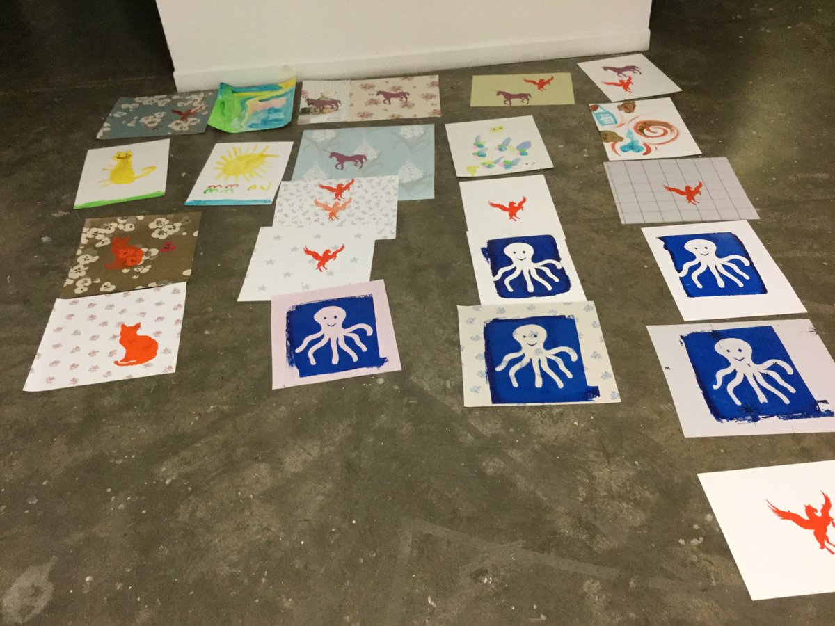 goldenthreadg's tweet photo. Thank you to everyone who took part, and a big thank you to Pilar Morales for providing a brilliant screen printing workshop this morning. We all had lots of fun! #artforkids #printmaking #Belfast #takepartinart https://t.co/zpwqkSMcvr