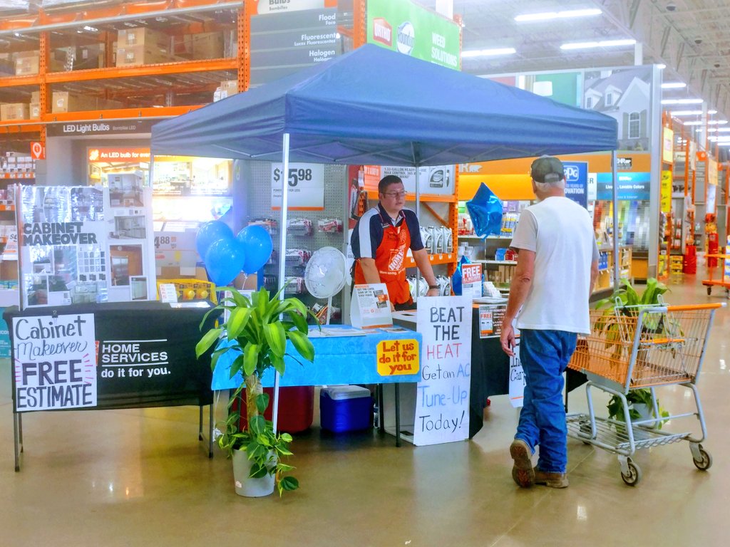 Brandon talking about All our Great At Home Services we Offer! We have Cold water &amp; also icee's for the Kids today!!! 🍡 <a href="/CadwalladerRob/">Rob Cadwallader</a> <a href="/JulieGiattino/">Julie Giattino</a> <a href="/rgails/">Ryan Gailey</a> <a href="/MattEnglish1977/">Matthew English</a> <a href="/Paul_Schiebold/">Paul Schiebold</a> <a href="/MichaelRobison6/">Michael Robison</a> <a href="/RyanLueker/">Ryan Lueker</a>  <a href="/2009THD/">Staci Hensley</a> <a href="/frfjr86/">Rick Finley</a> <a href="/Cahall75Christy/">Christy</a>