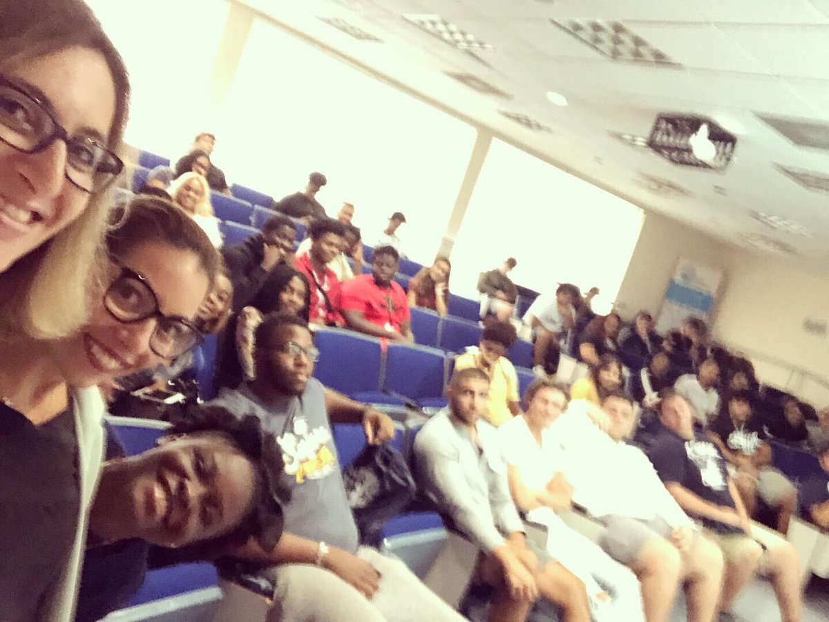 STUCareer's tweet photo. Here we go! Orientation # 5! Welcome, Bobcats! We can’t wait to prepare you for the workforce! 🙌🏻👮🏾‍♀️🕵️‍♀️👩🏽‍⚕️👩🏻‍🎓
.
.
.
#resumes #interviews #dressforsuccess #career #studentsuccess #internships #placement https://t.co/0c5OlIRsFt