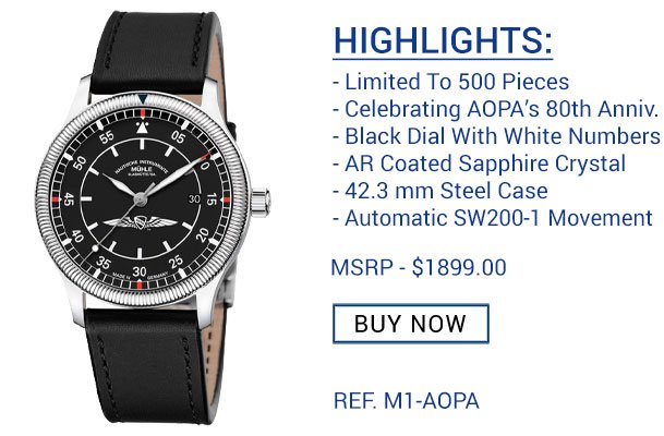 New Additions: Muhle AOPA Ltd Edition, Citizen Promaster SST, Alpina Alpiner, and more - Just Landed Issue No. 6 - mailchi.mp/azfinetime.com…
