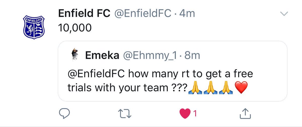 إميكا (@ehmmy_1) on Twitter photo My Twitter Family, I’m a Nigerian based footballer seeking for greener pastures and I’m here to ask y’all to help me gain this opportunity🙏🙏.God bless you for me <a href="/thepamilerin/">Dr PamPam | Omo Iya Ologi</a> @AMADICHIMA <a href="/Rheeta_xo/">Rhee Rhee😍😍</a> <a href="/chemicalbrodar/">Chemical Brother 👌</a> @Mizgraceysmiles <a href="/demithacreator/">Demi🕵🏼♂️</a> <a href="/potam1304/">POTAM™️ 💙</a> @iamB_BlackChild My Twitter Family, I’m a Nigerian based footballer seeking for greener pastures and I’m here to ask y’all to help me gain this opportunity🙏🙏.God bless you for me <a href="/thepamilerin/">Dr PamPam | Omo Iya Ologi</a> @AMADICHIMA <a href="/Rheeta_xo/">Rhee Rhee😍😍</a> <a href="/chemicalbrodar/">Chemical Brother 👌</a> @Mizgraceysmiles <a href="/demithacreator/">Demi🕵🏼♂️</a> <a href="/potam1304/">POTAM™️ 💙</a> @iamB_BlackChild