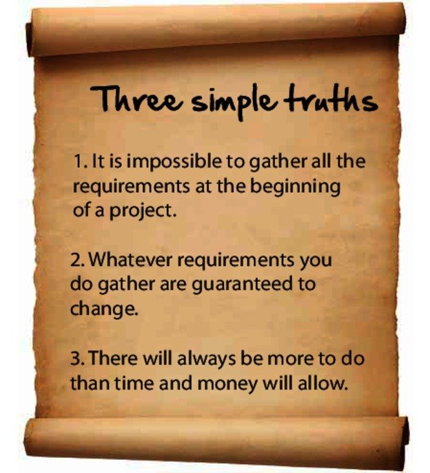 idanceinbetween's tweet photo. Taken from "Three Simple Truths - The Agile Samurai", also true for theatre producing (and perhaps all other life problems)👇 https://t.co/pXV4dlhcw1