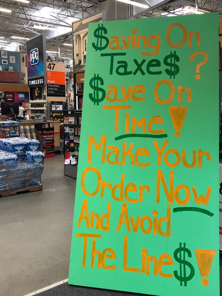 WHd2684's tweet photo. Stop on in to the Worcester Home Depot today and start planning for mass tax weekend! https://t.co/5Rt1RjyDeA