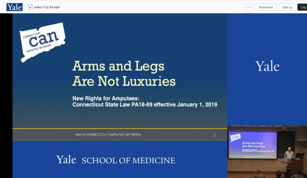 CTampnetwork's tweet image. CAN Speaks to Yale Orthopedic Physicians at Grand Rounds ctamputeenetwork.wordpress.com/2019/07/20/can…