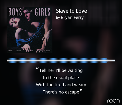 GoGoPelican's tweet photo. #roon #music #nowplaying https://t.co/Y5ADMdrbMl