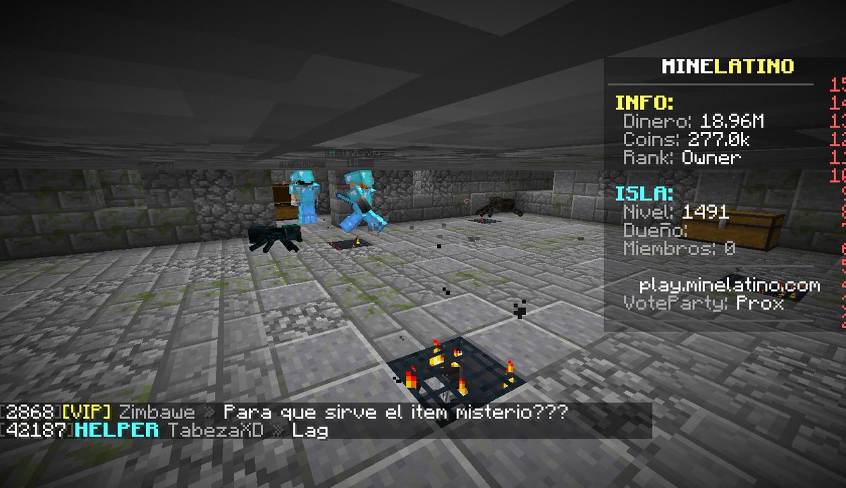MineLatServer's tweet photo. ¡Así se vio el evento de ayer en Mine Latino!

#Minecraft #ServerMinecraft #ServidorDeMinecraft #Skyblock #SurvivalOP #PrisonOP #Maincra https://t.co/x5PQxHXzZW