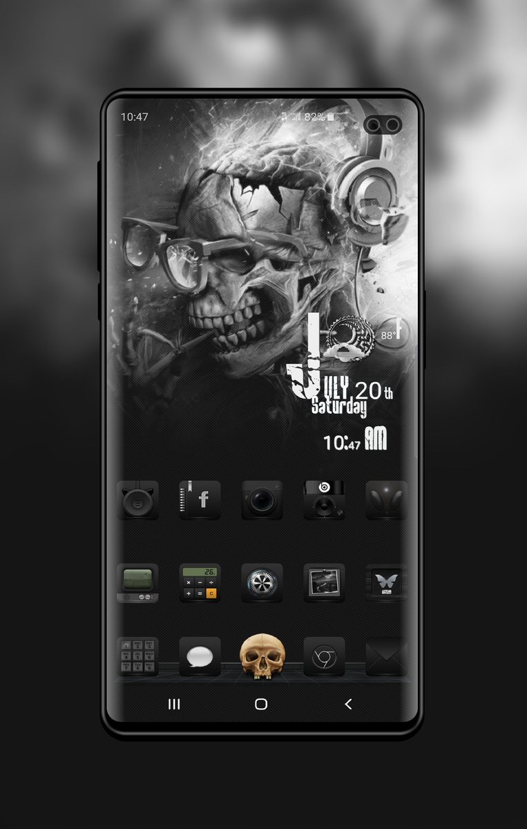Fattone66's tweet photo. Starting the weekend with #VIrtual2Black by the great @JedEye81 plus this #Impala #kwgt by @2devCorp and @kgkretchek weather icons. https://t.co/7x4fR5jvaU