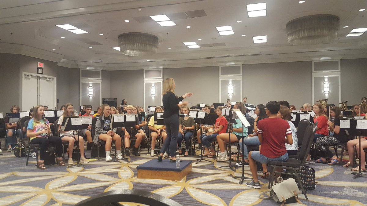 A great day at KBA refreshing my band directing skills and knowledge and learning from others. I was also excited to hear these former 8th graders perform in the honor band. Congrats to Quin Hall, Will Calhoun, Kamryn Yates, and Maddie Crowder on a great concert!