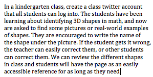 MsTeach_'s tweet photo. Real-world application of 3D shape names for kindergarten! #525SU19 https://t.co/K9lgws9BFo