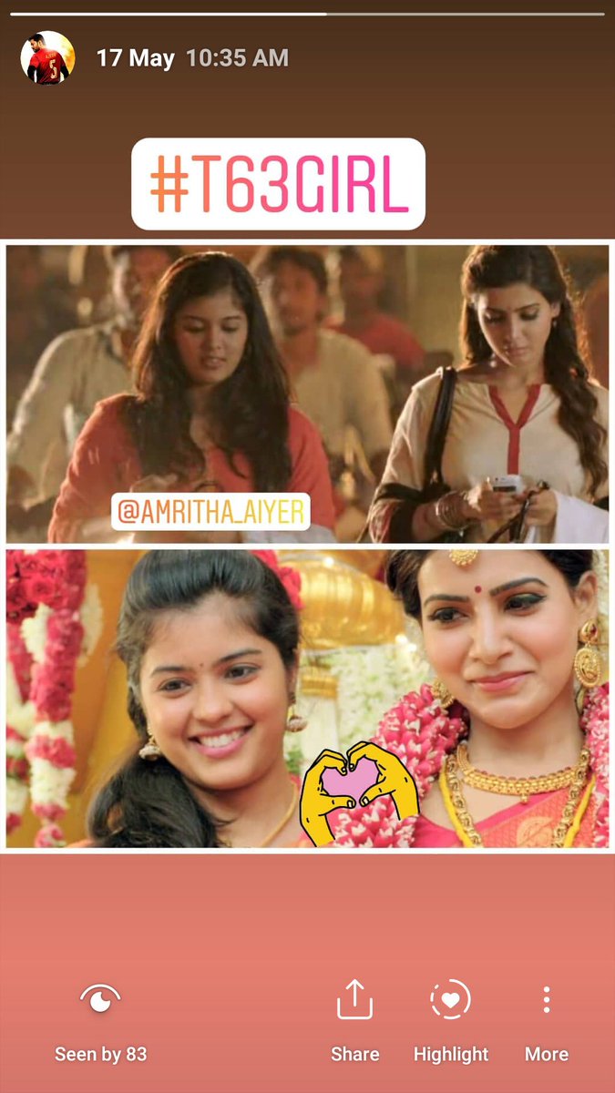 Pirate_Ajesh's tweet photo. #Theri &amp; Now in #Bigil ❤️

#ThalapathyVijay @AmrithaOfficial 

#Singappenney #BigilPodalaama 💥🎧

And Now #AmrithaArmy Is Officially Formed 😍 https://t.co/RUCliD2vc9