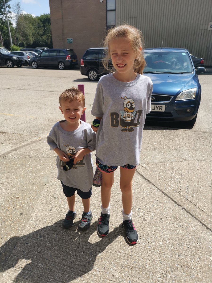 Jewett56's tweet photo. Picked up these at the shop re-launch, now at the trampoline park showing them off @BeesIceHockey https://t.co/0AdNSGYkec