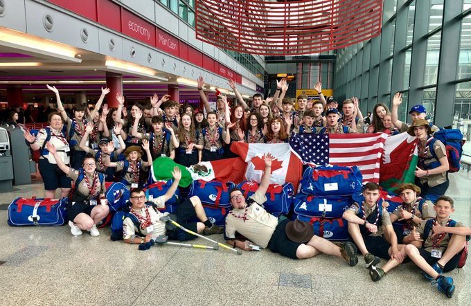 2019_wsj's tweet image. Scouts and guides from all around the world are coming to United States on the biggest World #ScoutJamboree. ⚜️