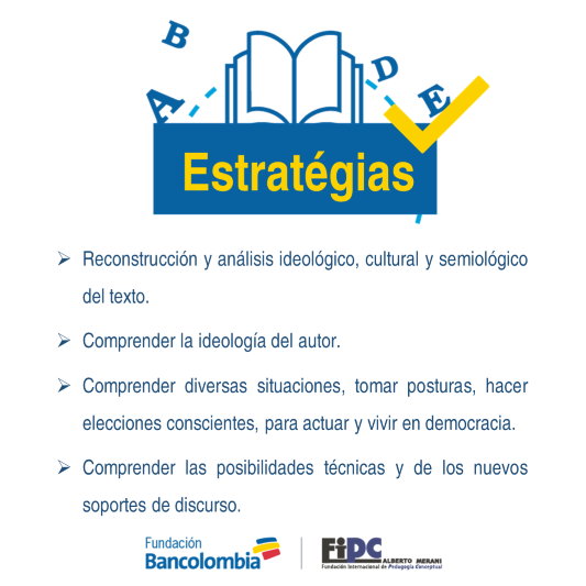 LasletrasvanCol's tweet photo. #TipsDeLasLetras hoy tenemos unas estrategias a la hora de realizar lectura crítica. Etiqueta a un amigo a quien le sea útil esta información. https://t.co/JW8DxESVXD