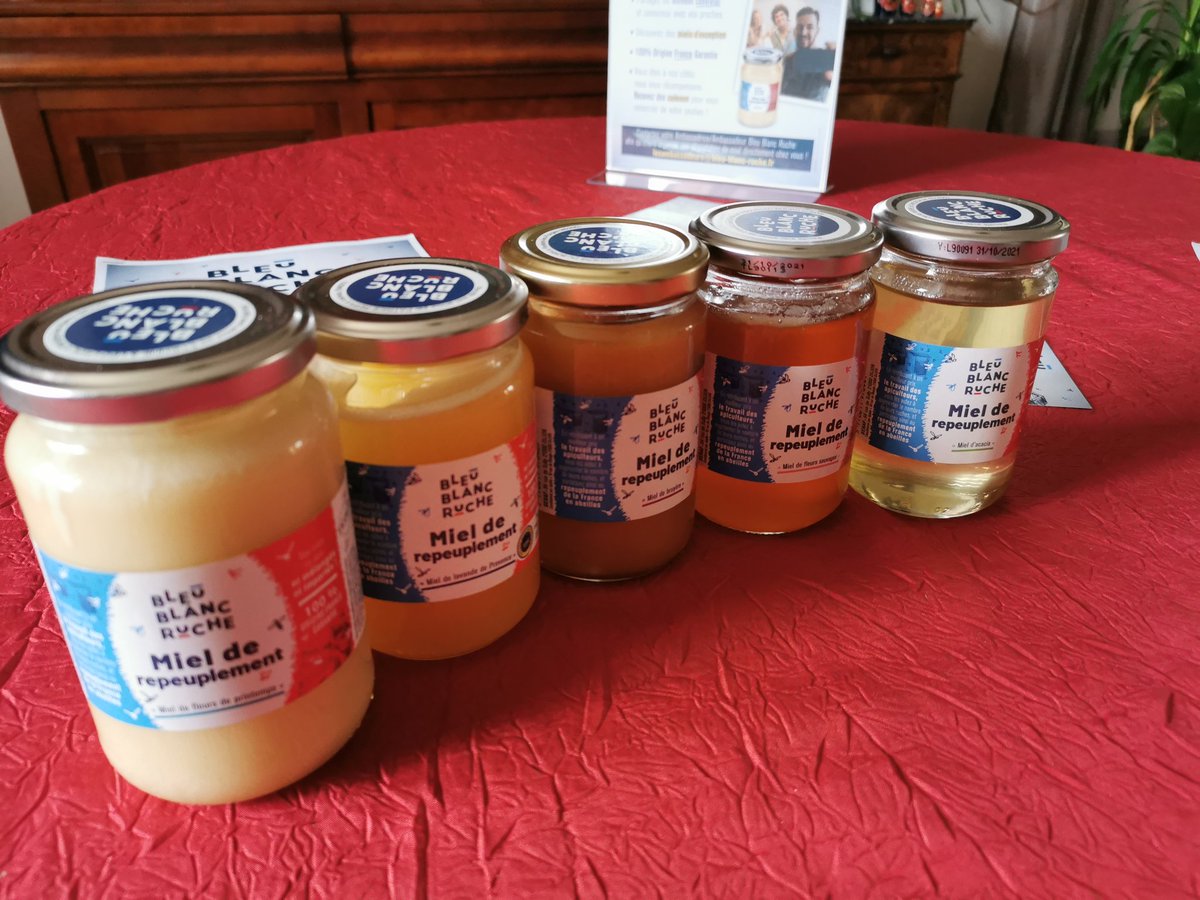AntoineMrld's tweet photo. Tout premier moment @BleuBlancRuche dans le #Jura 🐝🍯 Présentation et dégustation du miel de repeuplement 100% origine France garantie 🇫🇷
#Miel #Mielderepeuplement https://t.co/agsqfZxl0b