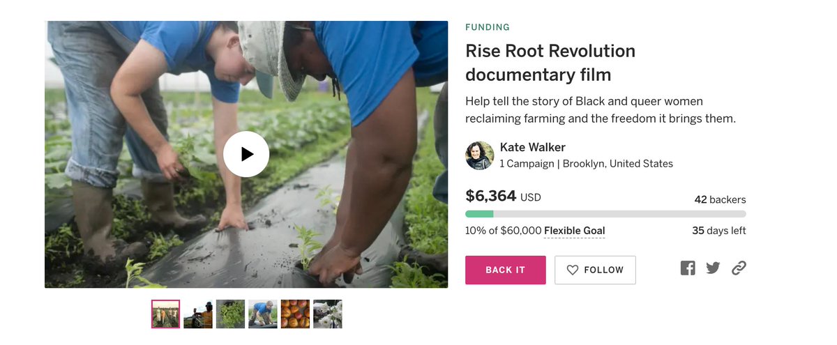 Please join #FoodTank to supporting this documentary film on farmer-activist Karen Washington (@riseandrootfarm) and her co-farmers as leader in  creating food justice and food sovereignty. Donate here: igg.me/at/riserootfilm. #womenwhofarm #foodmovement #eatrealfood