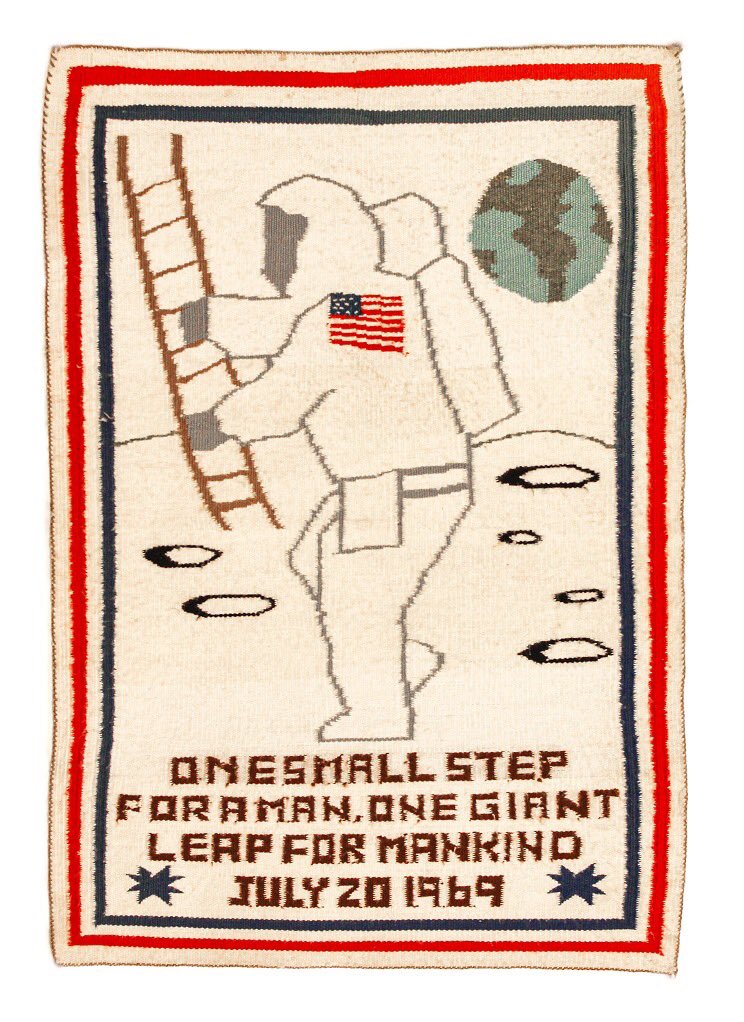 Philbrook's tweet image. 50 years ago today, humanity held its breath as Neil Armstrong touched down on a previously-unexplored celestial body. The #moonlanding brought science new insights into the formation of our 4.5-billion-year-old moon and even older solar system. There's always more to discover.