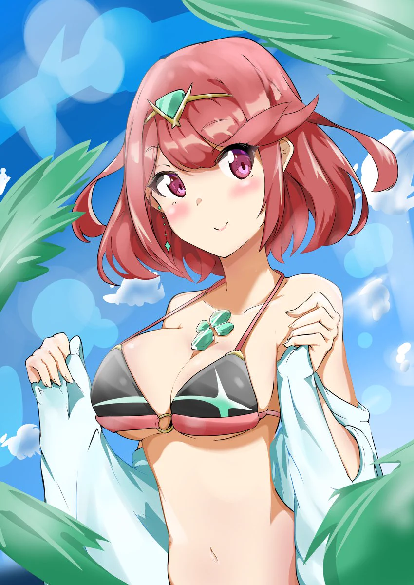 【未開封】ゼノブレイド2 ホムラ 水着 プレイマット 青ツバ on X: 