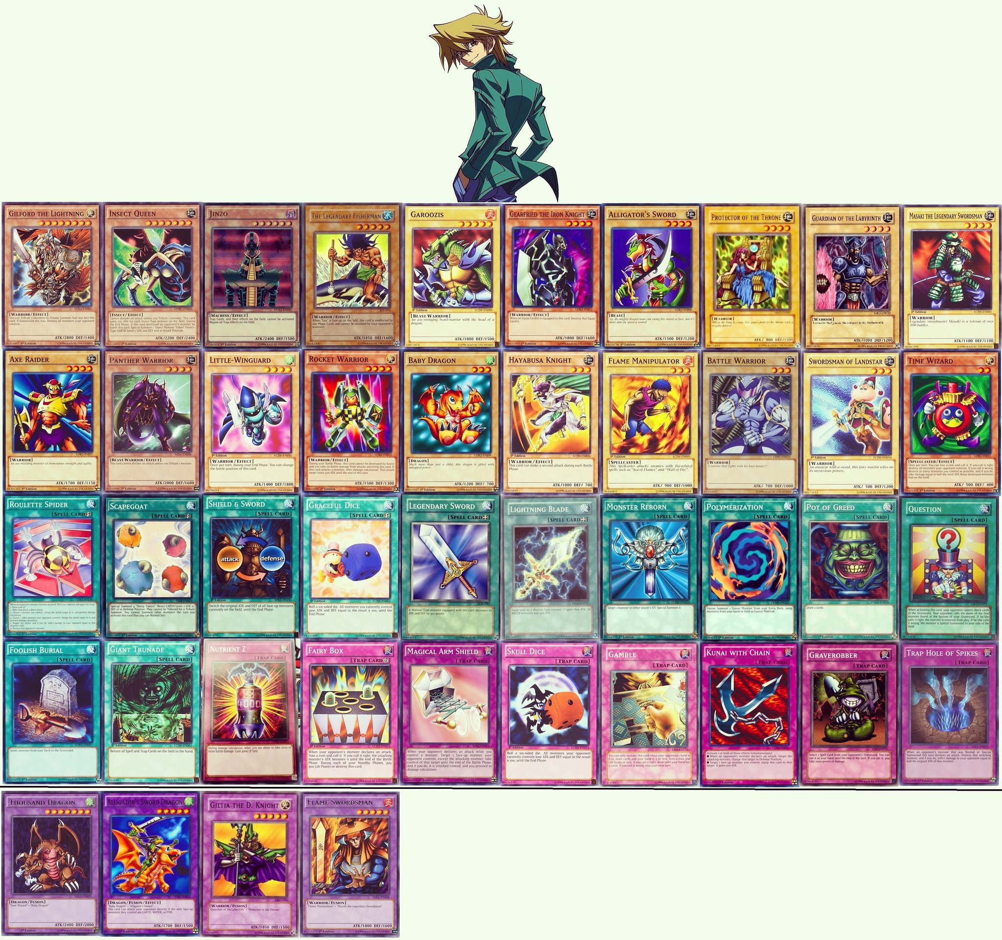 joey wheeler deck yugioh Complete Custom for Yu-Gi-Oh! Yu-Gi-Oh Anime Recipes on X: