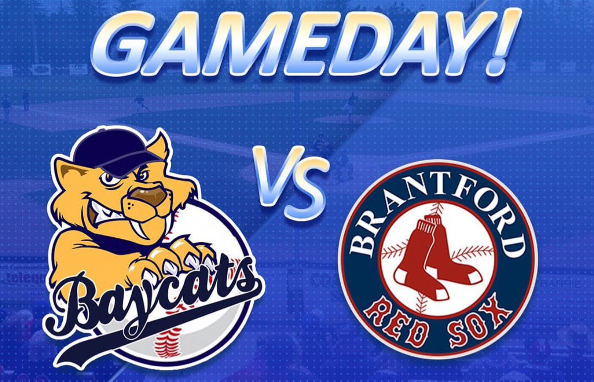 CBLBaycats's tweet photo. 🔥⚾️ IT’S GAMEDAY! ⚾️🔥
⚾️ Barrie Baycats vs Brantford Red Sox.
📍Coates Stadium - Barrie.
⏱ 7:00pm.
🎟 GET TICKETS HERE 👉 https://t.co/w37hcqPwFn
#Barrie #Baycats #BarrieBaycats #BarrieOn #BarrieOntario #IBLBaseball #Baseball #IntercountyBaseballLeague #IBL https://t.co/2uI494fQNi