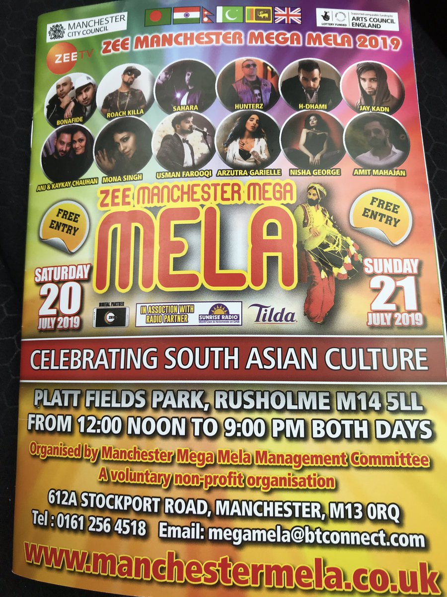 We are raising awareness around Hepatitis C and sexual health at the #MegaMela2019 at Platt Fields in Manchester today and tomorrow  13.00 - 21.00 so come along and celebrate South Asian Arts &amp; Culture! @Vickikg