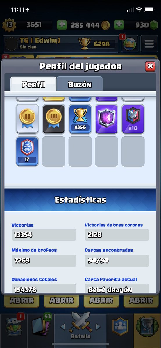 Ednar_Royale's tweet photo. Soy F/A para clan de ladder!, no he pusheado pero cerraré alto la temporada PB: 7269! Ofertas MD 🔥 (Estoy dispuesto a hacer cambio de nombre) RT  🔁 https://t.co/tj7QVnkqPh