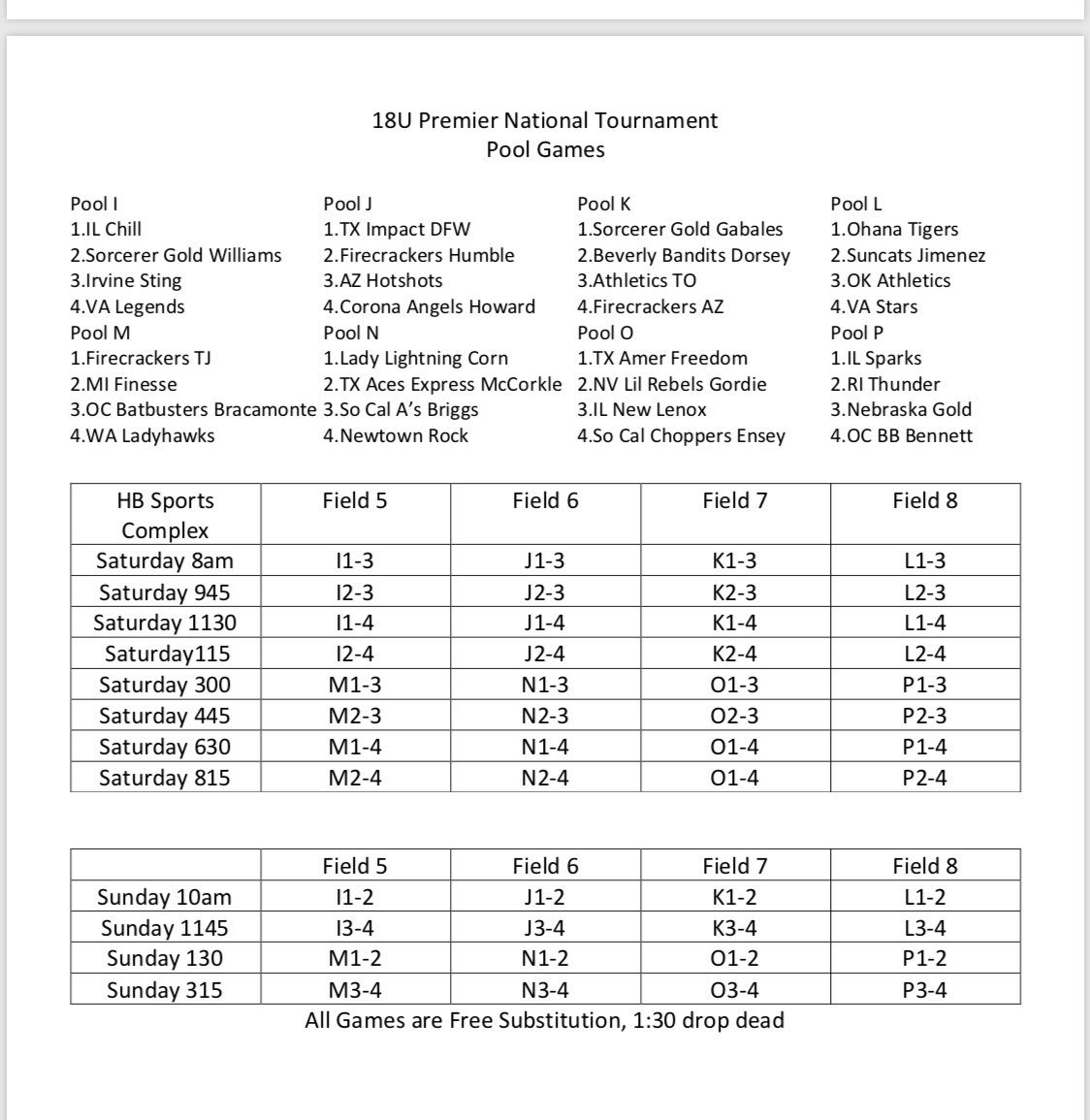 TjFirecrackers's tweet photo. Firecrackers TJ is playing at Huntington Beach Sports Complex today, July 20th at 3:00pm &amp; 6:30pm and tomorrow, July 21st at 1:30pm on Field 5. 
We hope to see you there. https://t.co/D7xiLuuKE4
