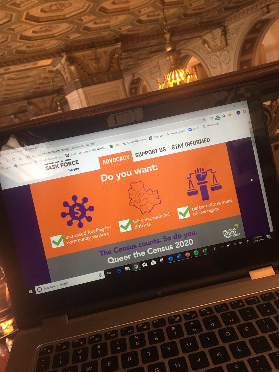 VictoriaFKim's tweet photo. Getting ready for @TheTaskForce #QueerTheCensus workshop at #EqFed19! See you at 3:30! https://t.co/nOzAhn2U0Y