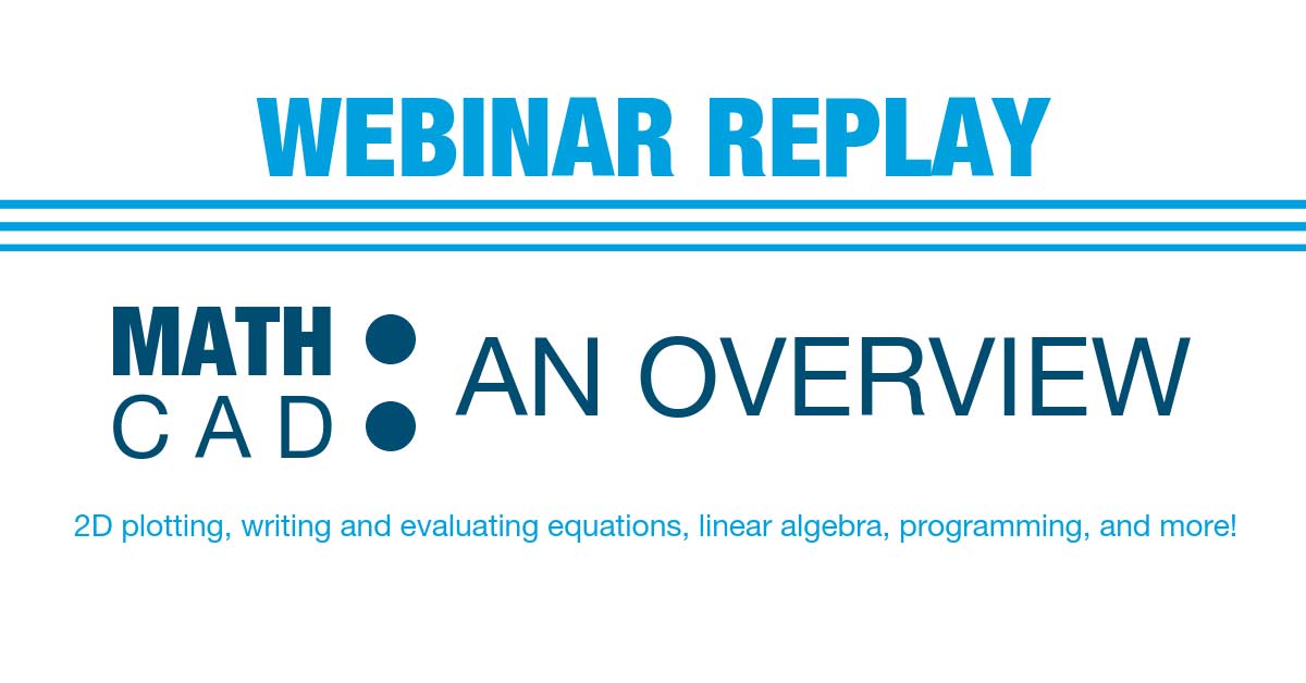 EACPDS's tweet photo. If you aren’t already convinced, our webinar replay will show you why #Mathcad is the best #engineering calculation #software in the #industry. See for yourself: https://t.co/81hnVxeNw7
#complexequations #mathequations #complexengineering #engineeringsoftware #calculationsoftware https://t.co/Vqkf4uXhJP