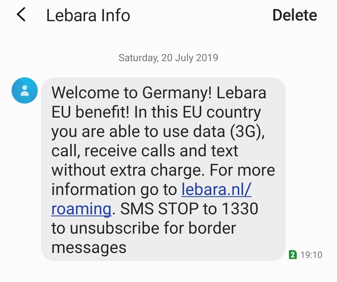 This is a msg on my Dutch line. Hizi nchi zinaendelea juu ya such things. Mimi, receiving calls in Tz from my Safaricom line costs me, calling costs me as well. There's no winning for us. Nkt!