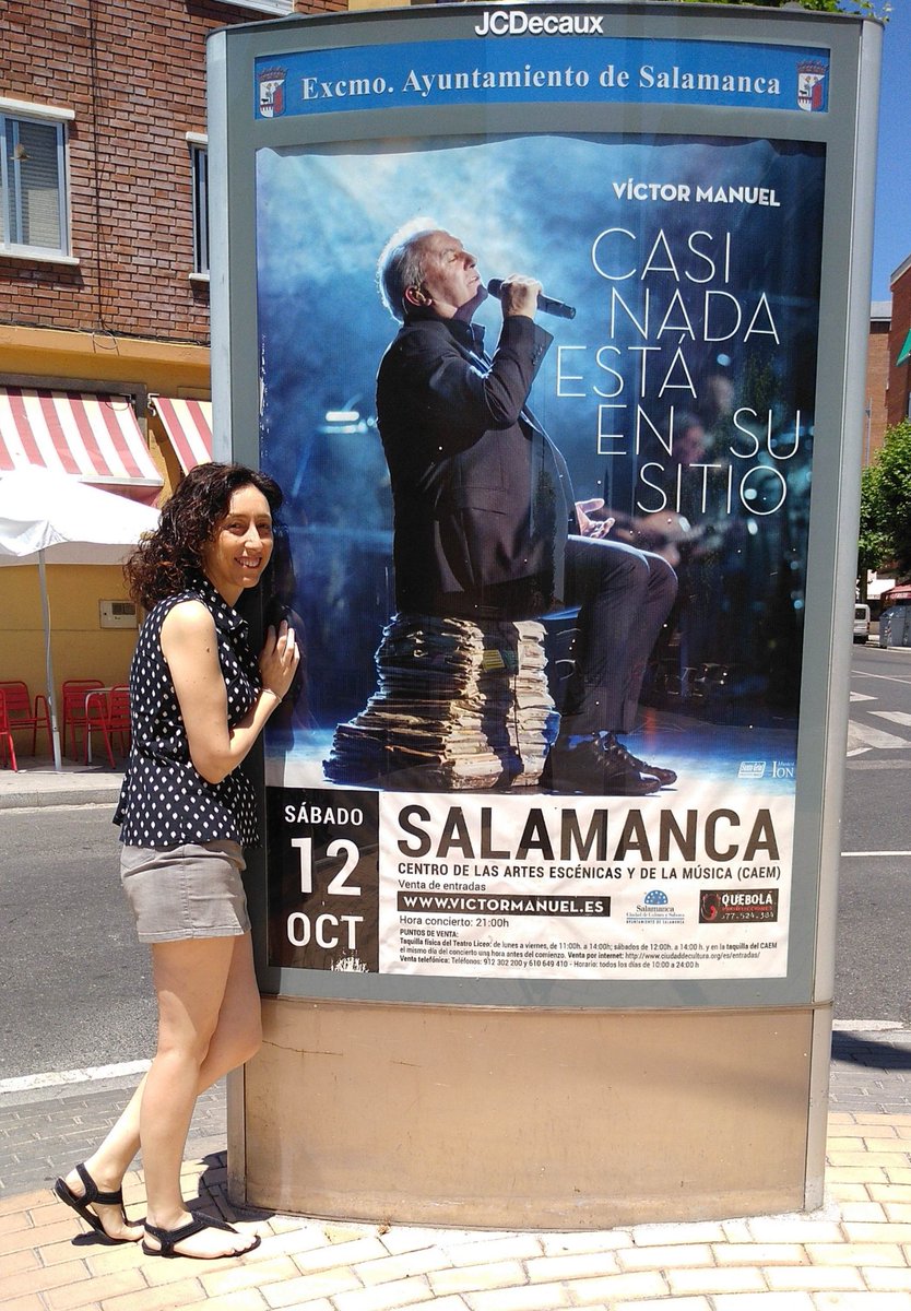 UsuaMatesanz's tweet photo. ...Dios hace las ciudades más bonitas...🎶🎶🎶💜
#víctormanuel #guapooo #diosensalamanca #salamanca https://t.co/rNae5Cap8B