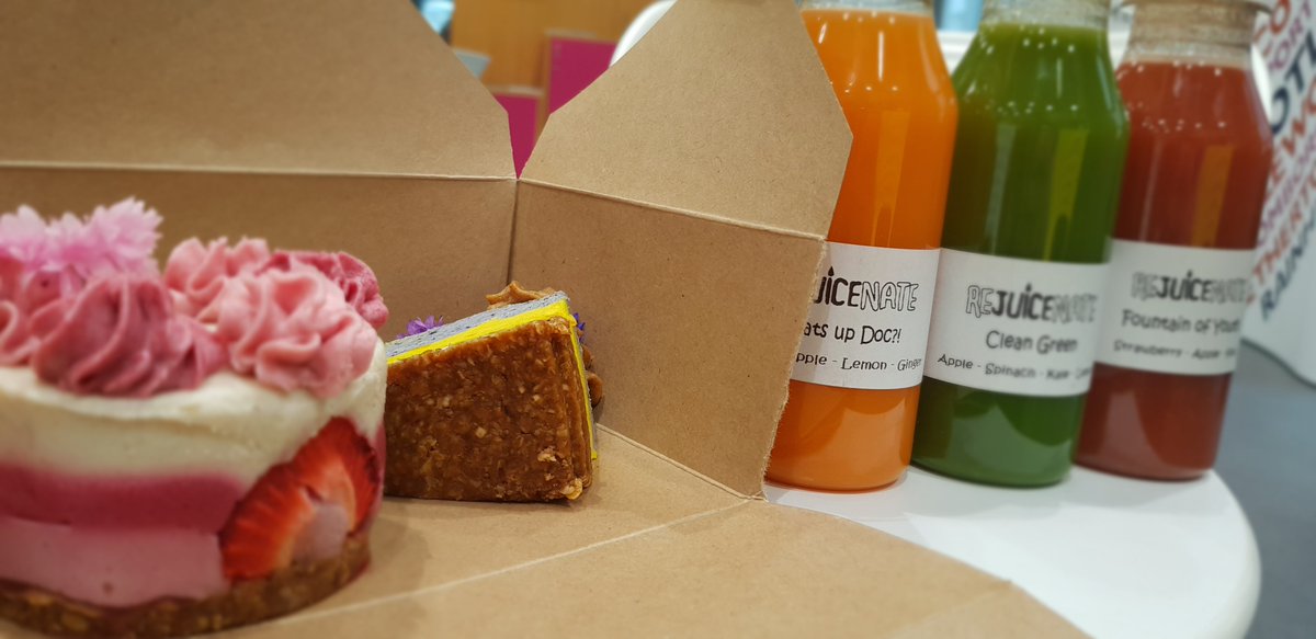 bbcmerseyside's tweet photo. 🌞 SUMMER SATURDAY: #Food4Thought today comes from @thenakery who specialise in raw vegan cakes 🍰 ... it's the idea of Natalie. And Leith runs a juice bar - ReJuiceNate - inside The Nakery 🥤. They've recently opened on Berry Street in Liverpool.

📻 https://t.co/0uvh3Vkg5W https://t.co/jMVCFcLhRO