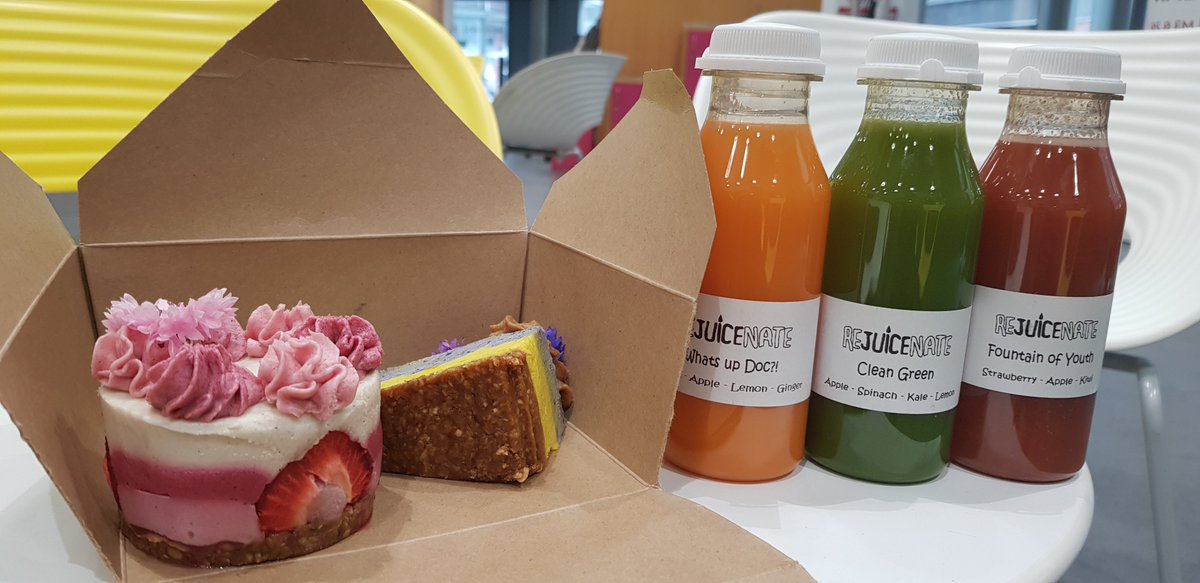 bbcmerseyside's tweet photo. 🌞 SUMMER SATURDAY: #Food4Thought today comes from @thenakery who specialise in raw vegan cakes 🍰 ... it's the idea of Natalie. And Leith runs a juice bar - ReJuiceNate - inside The Nakery 🥤. They've recently opened on Berry Street in Liverpool.

📻 https://t.co/0uvh3Vkg5W https://t.co/jMVCFcLhRO