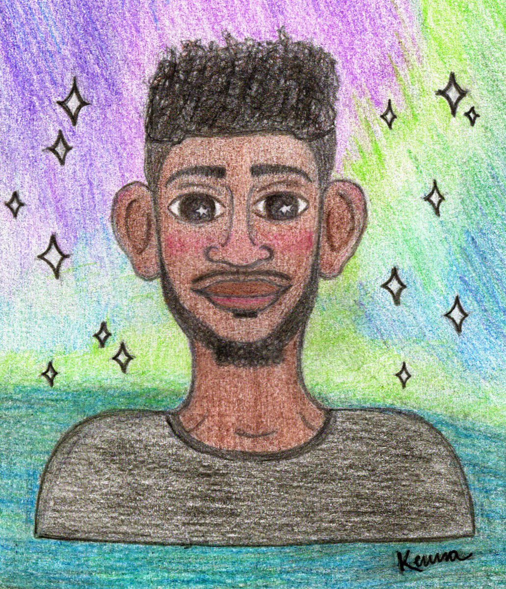 oceanofmydoubt's tweet photo. tried out a new art style to celebrate the release of #DDIO 🌌 @KOlusola https://t.co/T7Kj8VN0Du