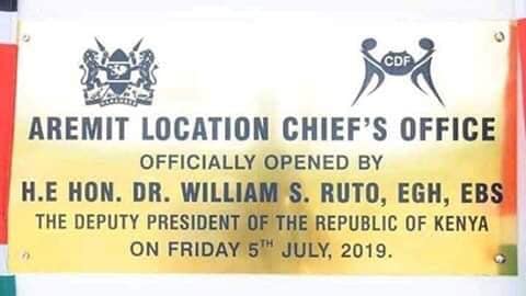 CarolMbathi's tweet photo. I refuse to cry 😂���😂what is this being launched surely?  We're working day and night and be good citizens by paying tax and this what our tax money is being used for?? Just to launch a chief's office?? 😭😭#RutosGhostProjects https://t.co/kglmpcm5V3