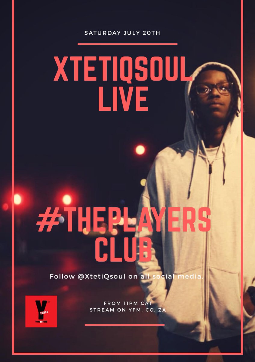 Tonight catch my mix on #ThePlayersClub @Yfm w/@dakruk from 11pm. Tune In!