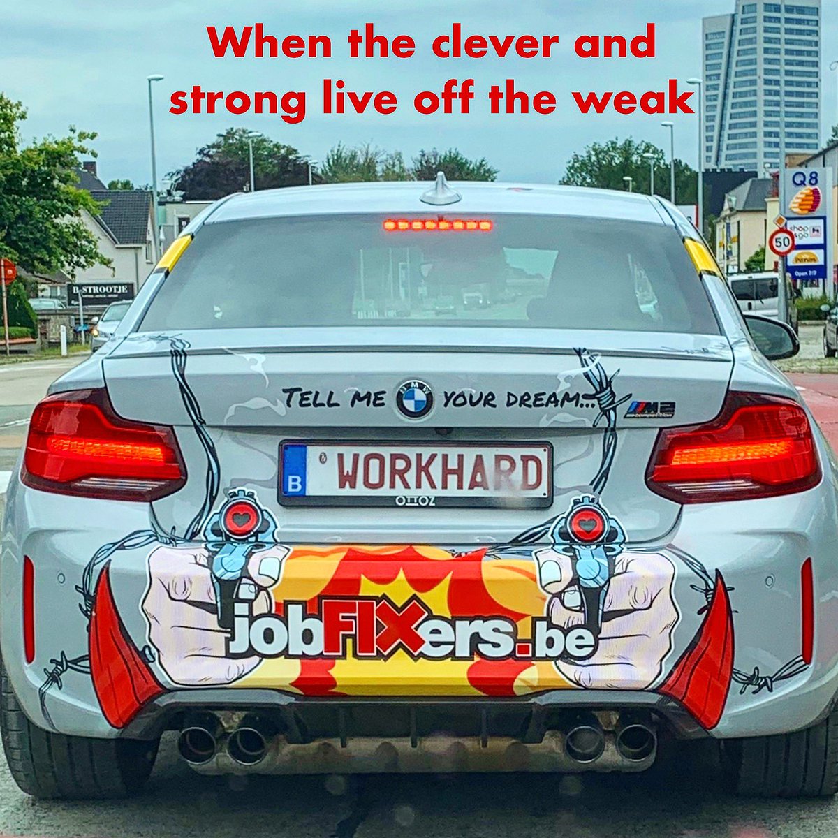 Jobruil's tweet photo. You #workhard we #drivehard
#HR #HRM #humanresource #slavery #moderneslavernij #humanextortion #StopHR #JobVanJeLevenBestaatNIET #JobFixers #BMWM2 https://t.co/9PaqNQilWC