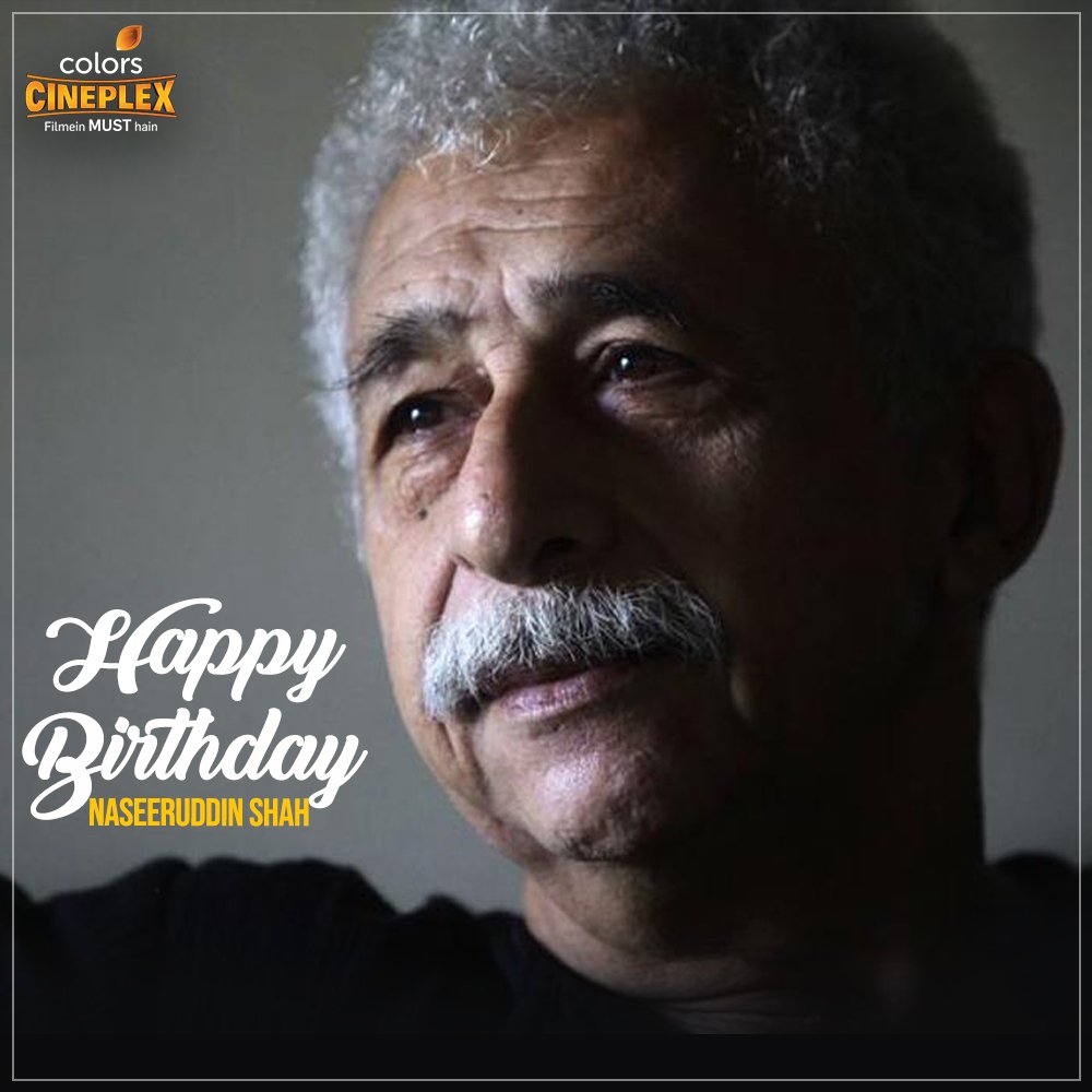 Wishing the talented Naseeruddin Shah a Happy Birthday! 