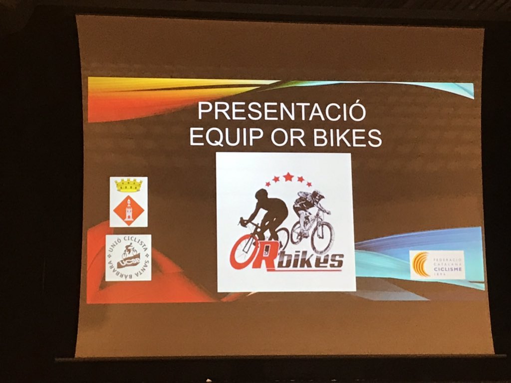 cintaespuny's tweet photo. Presentació equip de ciclisme femení i masculí de les Terres de l’Ebre. Gràcies #ORbikes a @esportcat @ciclismecat https://t.co/ielyitKtaY