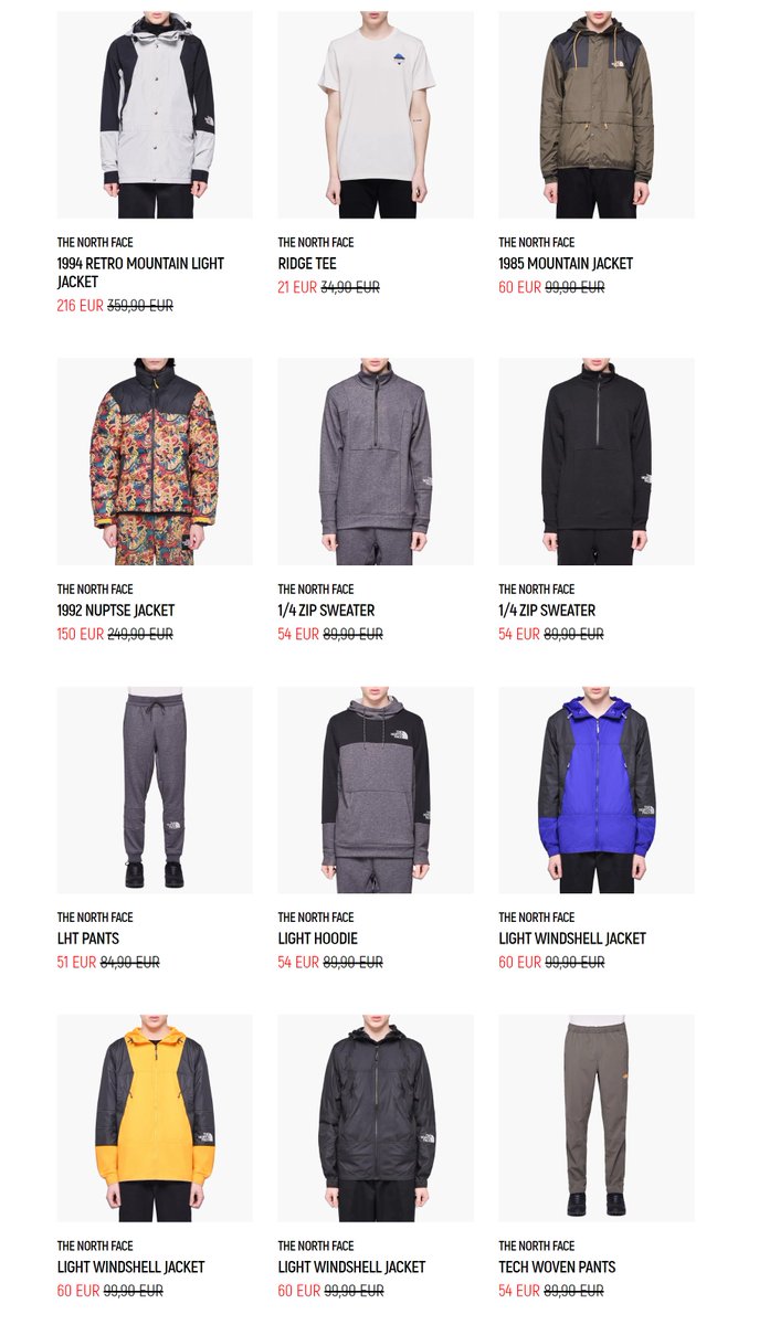 north face 1985 sale