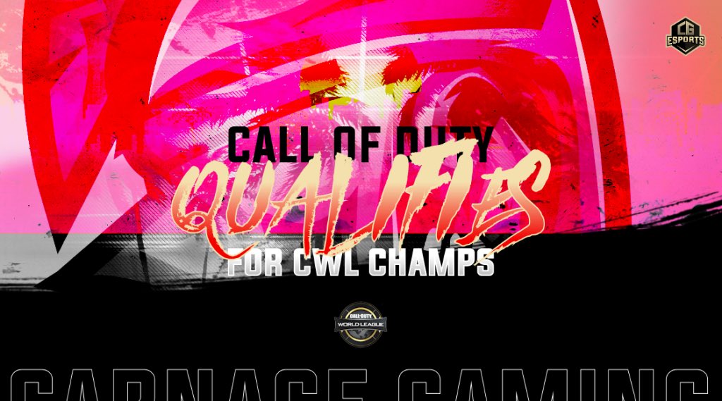 CGCarnageGaming's tweet photo. GGs to TaL as we Advance to the Next Round &amp; Officially Qualify For Champs. Awesome performance gentlemen, let’s continue our grind to the top. #RedWarriors #RedAlert #CWLMiami @CODWorldLeague 
- @TBE_Newbzz 
- @Viciousan 
- @Charullz 
- @Pentagrxm 
- @JDESTlNY https://t.co/QmbgueZMKi