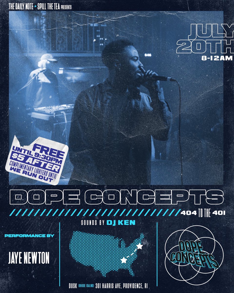 PVD, Rhode Island See you tonight 
at <a href="/DuskProvidence/">DuskProvidence</a> w/ the APEs 8-12AM • Free til 9:30 🔥🍹
