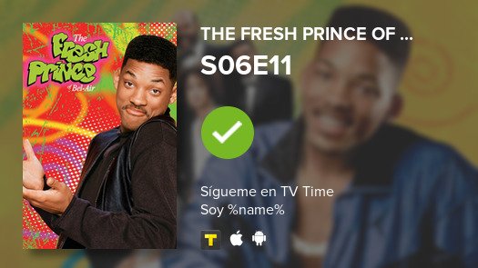 MarcMetal666's tweet photo. Acabo de ver el episodio S06E11 of The Fresh Prince...! #freshprinceofbelair  #tvtime https://t.co/G4j9htiESD https://t.co/bErTeYvTK4