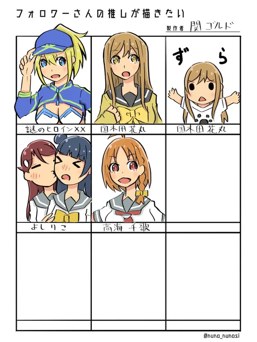 まったく同じ時間に花丸ちゃんのリクエストが2つ来るというシンクロニシティ

#フォロワーさんの推しが描きたい 