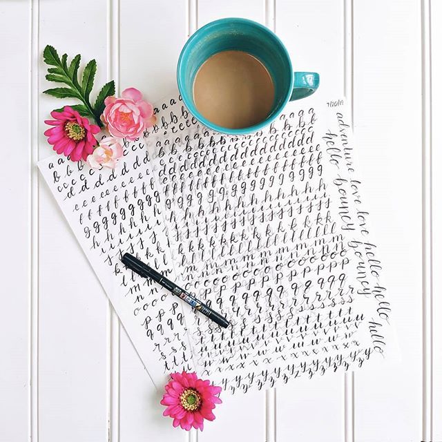 lifemadecreate's tweet photo. 2 days of #lettering practice. So calming and so relaxing. So much more practicing needed! #yougottastartsomewhere https://t.co/4DxukaANUh https://t.co/4NteHAYFkX