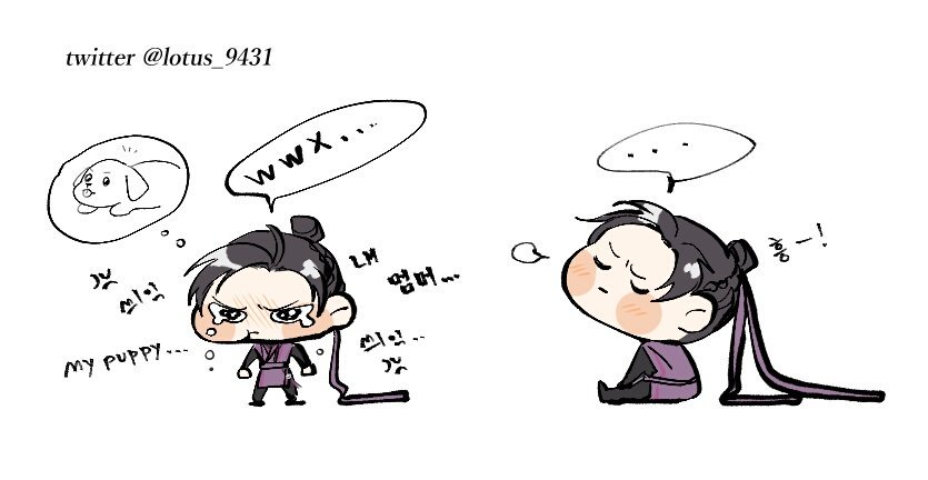 lotus_9431's tweet photo. #魔道祖师 
#JiangCheng 
jc🥺💜💜💜 https://t.co/pBr6blZ1By